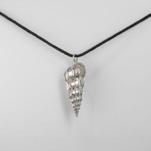 Κολιέ με κοχύλι από ασήμι